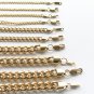 18K Gold Plated Stainless Steel Cuban/Curb Link Chain Necklace or Bracelet