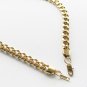 18K Gold Plated Stainless Steel Cuban/Curb Link Chain Necklace or Bracelet