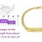 Personalized Couple Bracelets Custom Engrave Name Bar Bracelet His and Hers