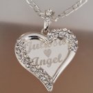 925 Sterling Silver Lovely Heart Personalized Name Necklace Gift for Woman-42