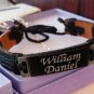 Personalized Customized Leather Bracelet with Any Name Free Engraving