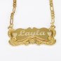 Personalized Gold Necklace Custom Nameplate Necklace engrave Name* US SELLER