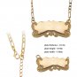 GOLD SILVER PERSONALIZED NAME PLATE Necklace Silver Woman Necklace Custom Chain