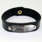 Personalized Leather Bracelet Name Bracelet Free Engraving Leather Bracelet