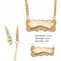Personalized 18K Gold Plated Name Necklace Custom any Name Engraved Necklace