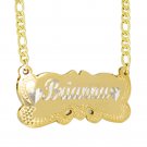 Personalized Name Necklace 18k Gold Necklace Engraving Necklace Custom Any Name