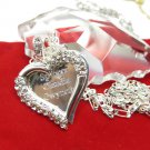 925 Sterling Silver Lovely Heart Any Personalized Name Necklace Gift for Mom-42