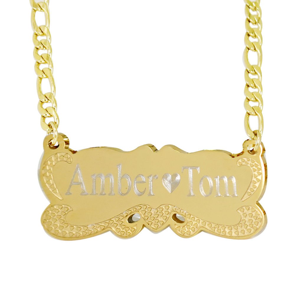 Gold plated Custom name necklace Personalized Name Necklace Custom Made for YOU