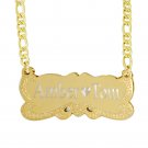 Gold plated Custom name necklace Personalized Name Necklace Custom Made for YOU