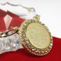 Custom 18K Gold-Plated Personalized Initial Monogram Name Necklace USA seller