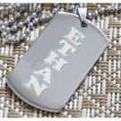 Custom Engraved Stainless Steel Personalized Dog Tag Necklace Free Engraving