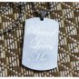 Custom Engraved Stainless Steel Personalized Dog Tag Necklace Free Engraving