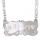 Personalized Bar Necklaces for Woman Engrave Name Necklace Silver US Seller