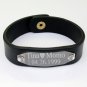 Personalized Leather Bracelet Engraved Leather Bracelet ID Leather Bracelet