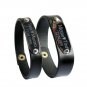 Personalized Leather Bracelet Engraved Leather Bracelet ID Leather Bracelet