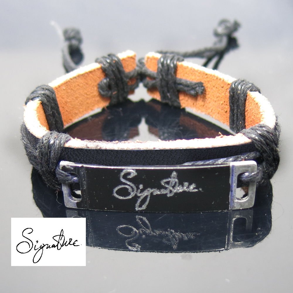 Engraved Actual Writing Bracelet Name Writing Bracelet Customized Any Name