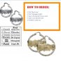 Personalized Hoop Earring | Texture Hoop Earring | Doorknocker Hoop Earring
