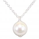 925 Sterling Silver with Pearl Necklace Gift for Women Necklace for Mother