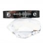 Sound Wave Leather Bracelet Personalized Leather Bracelet Leather Id Bracelet