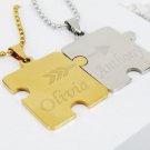 Personalized Puzzle Necklace for Couple Best Friend Family Custom Necklace-21