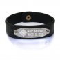 GPS Leather Bracelet Coordinate Leather Bracelet Custom Leather Bracelet