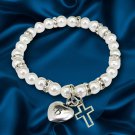 Catholic Baby Bracelet  Baptism Bracelet  Infant Bracelet Communion Bracelet