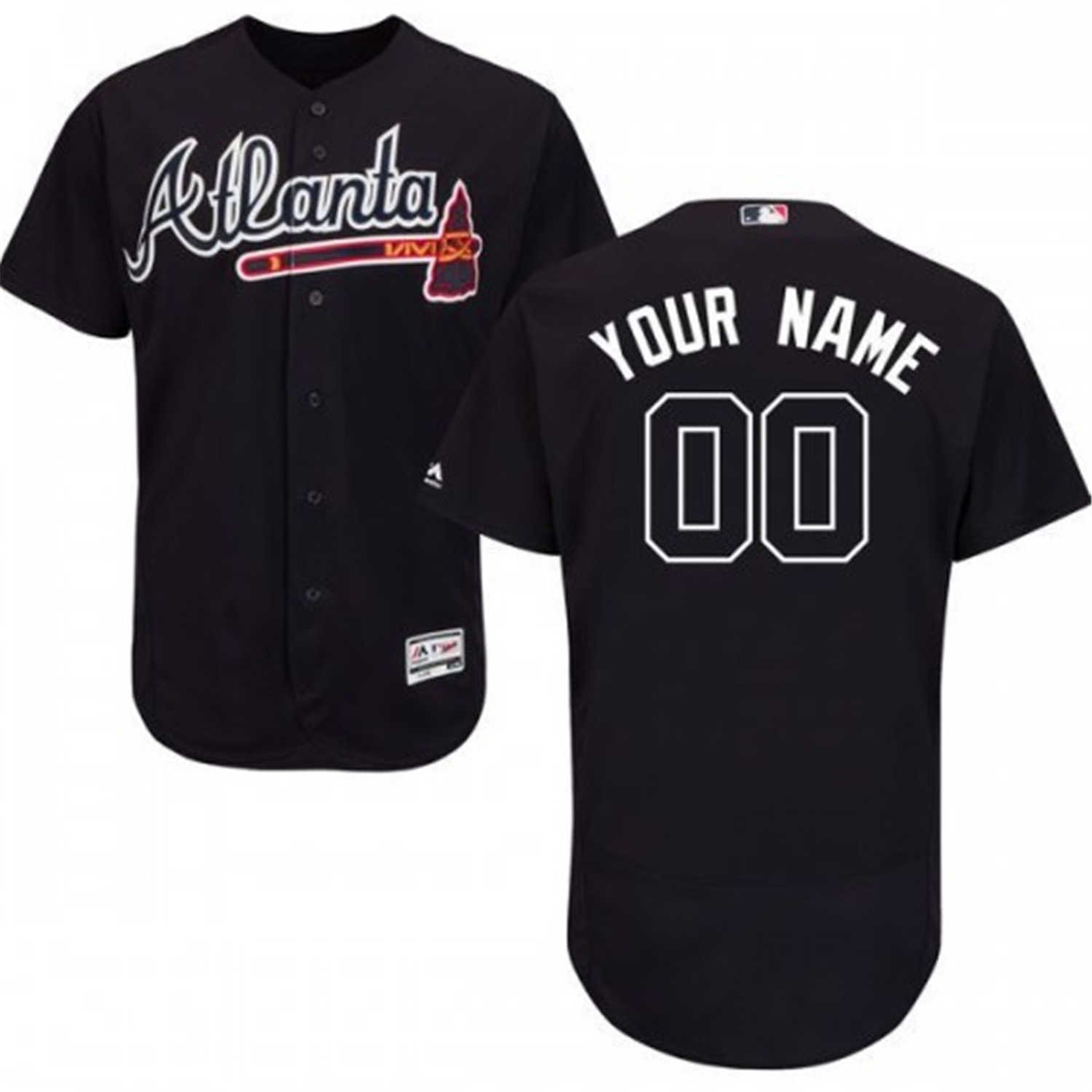 navy blue braves jersey