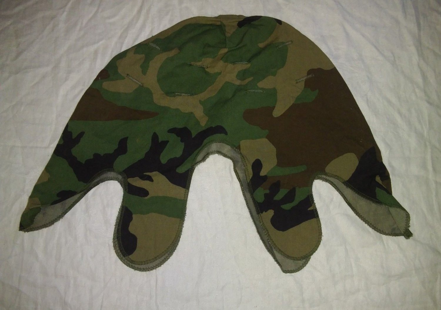 US Army M1 Helmet Woodland Camouflage Cover