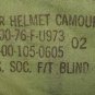 US Army M1 Helmet Woodland Camouflage Cover