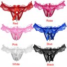 US underwear women sexy panties lace transparent womens briefs panty lingerie