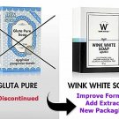 Gluta Skin Beauty Pure Soap WINK WHITE Body Bleaching Whitening Anti Aging 80 G.