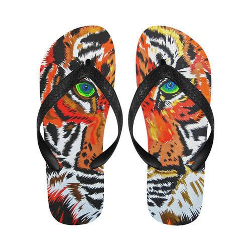 Love Nature Tiger Flip Flops for Men/Women Sexy Sandals POD free shipping