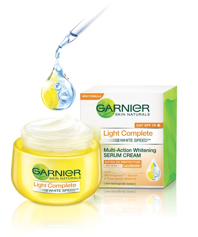 Garnier Light Complete White Speed Multi Action Whitening Serum Day Cream SPF 30