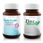 SET Reduce Acne Redness Scar VISTRA Gotu Kola Extract 30 Tabs + Zinc 45 Caps
