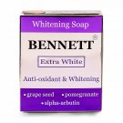 BENNETT Extra White Antioxidant & Whitening Grape Seed Whitening Soap 130 g.