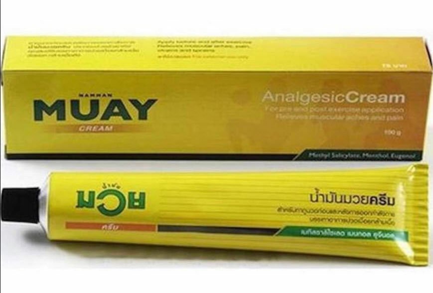100g NAMMAN MUAY THAI BOXING Analgesic Cream Relieves Muscular Aches Pain