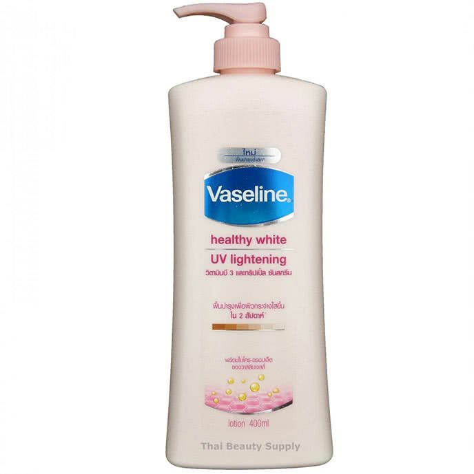 Vaseline Healthy White UV Lightening Body Lotion Skin Whitening 400ml