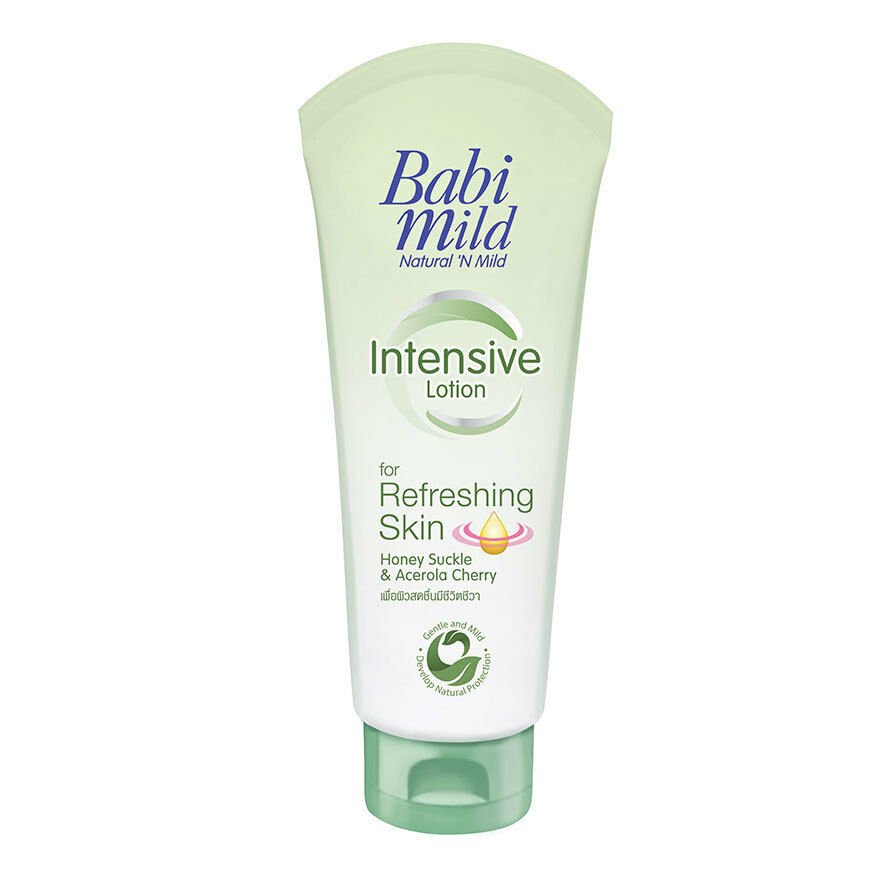 180 ml. Babi Mild Natural N Mild Intensive Lotion Honey Suckle & Acerola Cherry