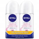 Nivea Extra Whitening Deodorant Antiperspirant Roll On 50ml Pack of 2