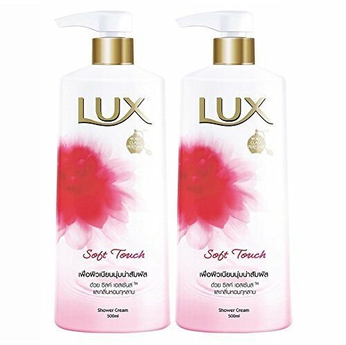 Lux Soft Touch Shower Cream French Rose Body Wash 500ml Pack of 2
