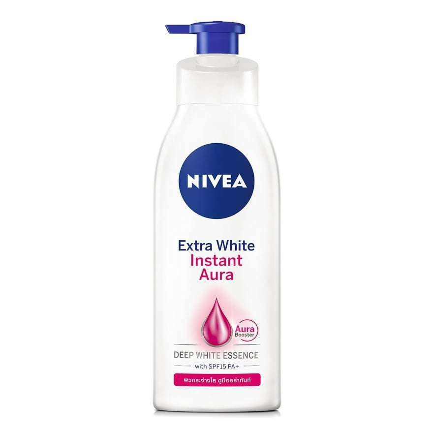 350 ml,1Pcs Nivea Extra White Instant Aura SPF 15 Body Lotion Deep White Essence