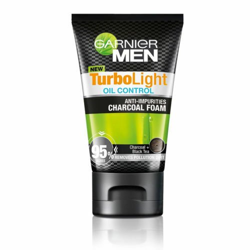Garnier Men Turbolight Oil Control Charcoal Black Foam 100ml
