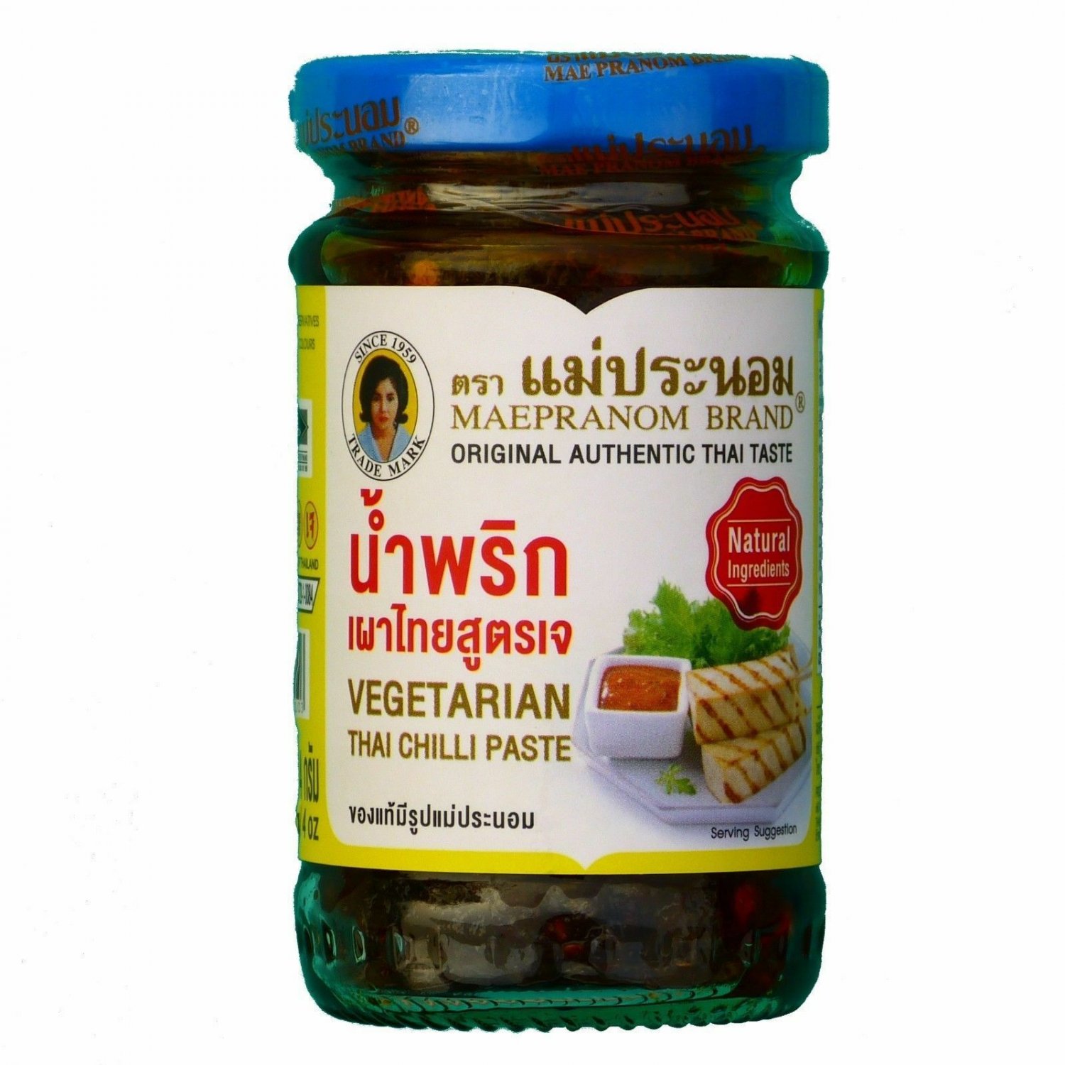 Mae Pranom Thai Vegetarian Chili Paste 4 oz