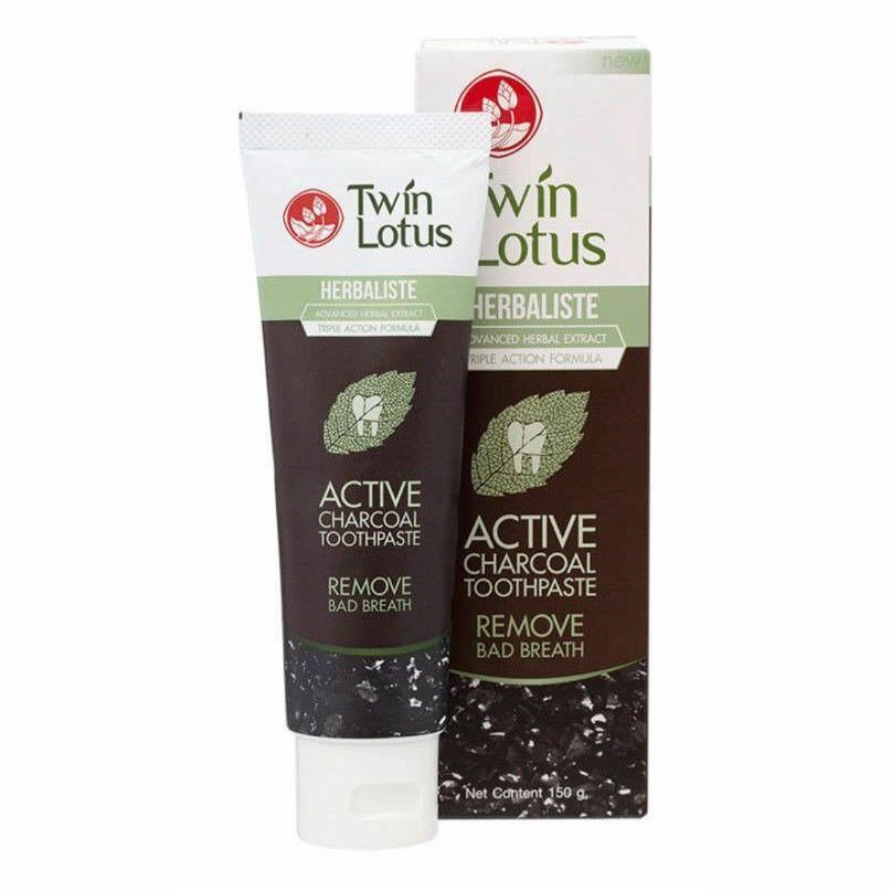 Twin Lotus Herbaliste Active Charcoal Toothpaste 150 grams