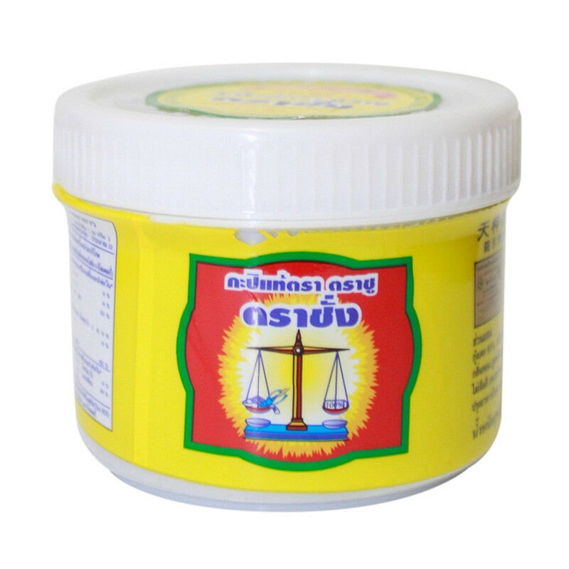 Quality Trachang Brand Thai Shrimp Paste Kapi Cuisine Food Cooking,Original 90g.