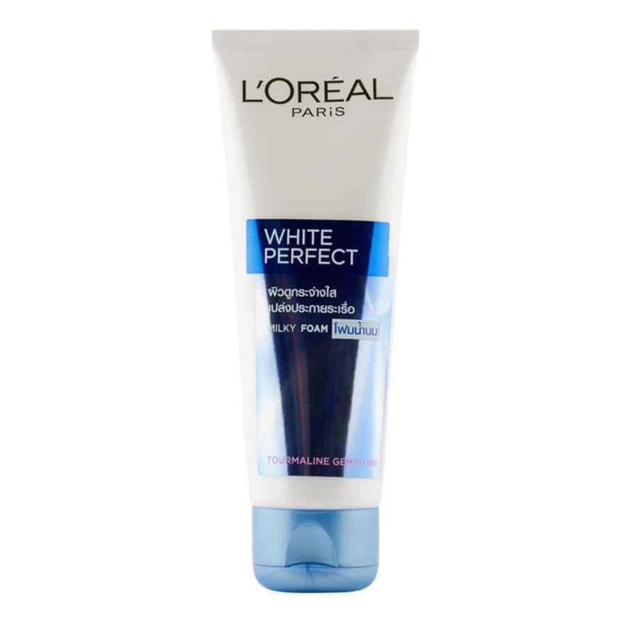 L'Oreal Paris White Perfect Milky Foam Tourmaline Facial Cleanser 100ml