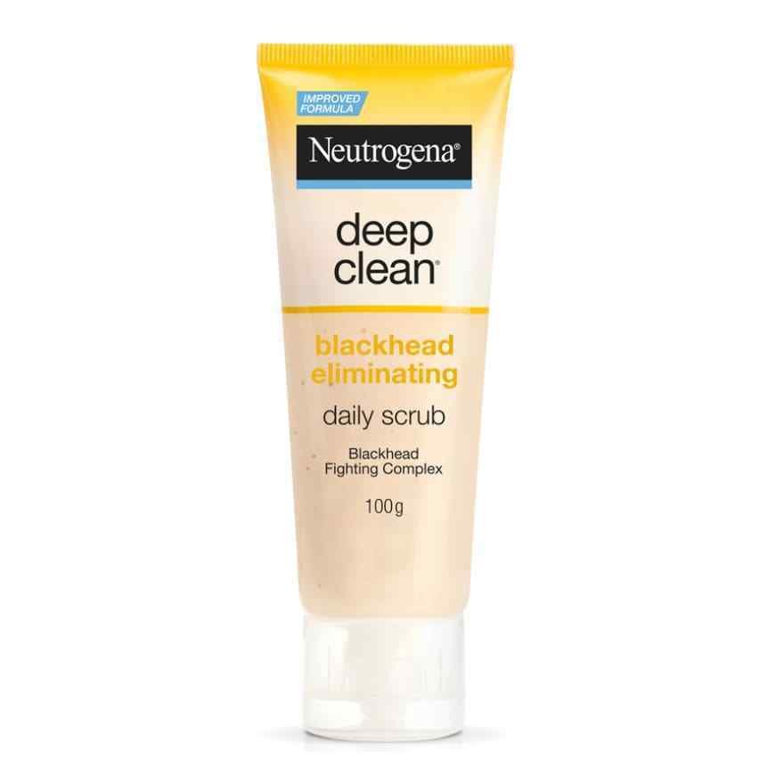 Neutrogena Deep Clean Blackhead Eliminating Daily SCRUB Facial Foam 100 grams