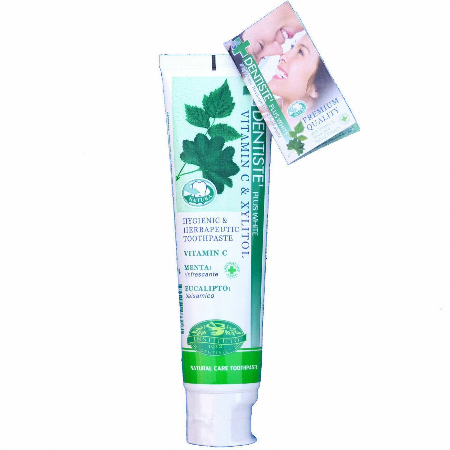 Dentiste Plus White Fluoride Free Antibacterial Toothpaste for Fresh Breath 160g