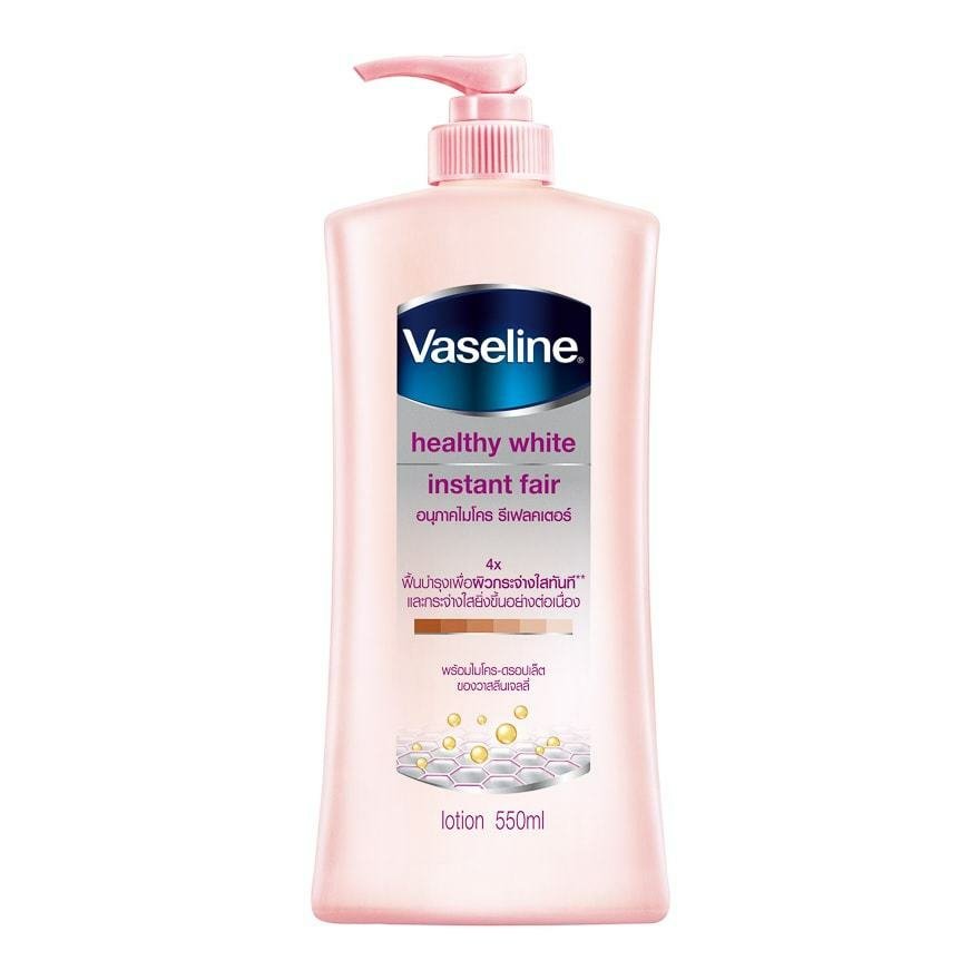 Vaseline Healthy White Instant Fair Body Lotion Skin Whitening 550 mL