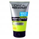 L'Oreal Men Expert White Activ Bright Oil Control Whitening Foam 100ml 3.4oz